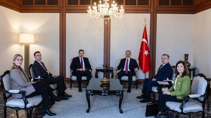 Dışişleri Bakanı Hakan Fidan, Alman heyet ile bir araya geldi
