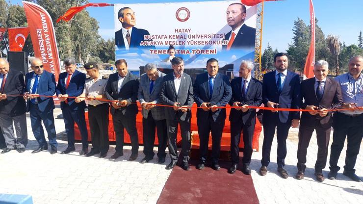 Antakya Meslek Yüksekokulunun temeli atıldı