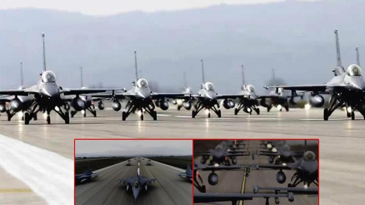 MSBden F-16larla fil yürüyüşü paylaşımı: Daima hazırız