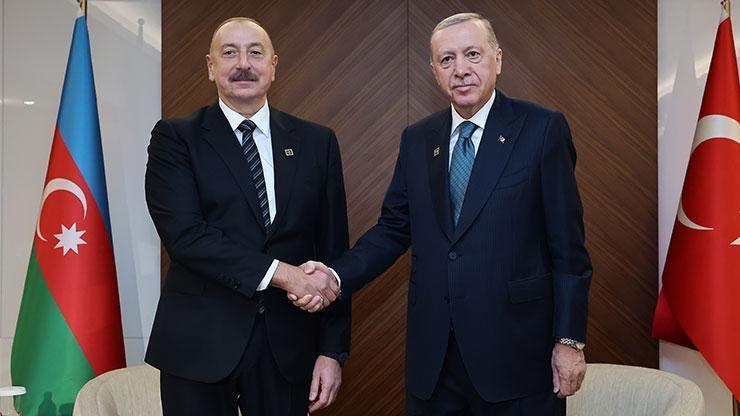 Cumhurbaşkanı Erdoğan, Aliyev ile görüştü