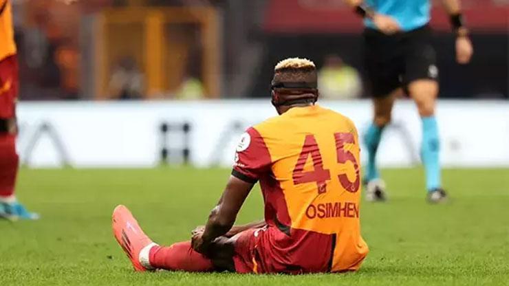 Galatasarayda Osimhenin durumu belli oldu