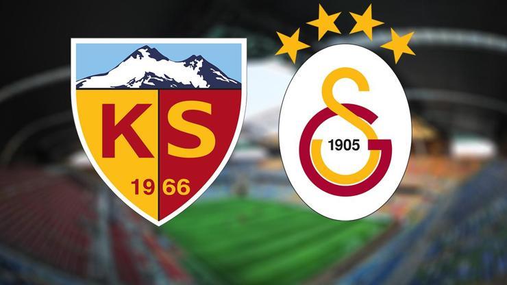 KAYSERİSPOR GALATASARAY MAÇ SONUCU |  Galatasaray gol oldu yağdı