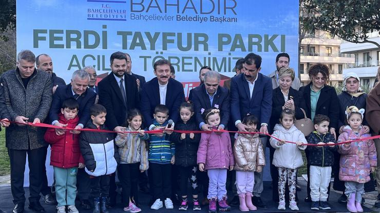 Bahçelievler’de Ferdi Tayfur Parkı açıldı