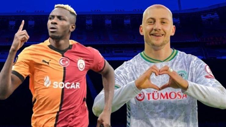 Galatasaray, Konyasporu ağırlıyor