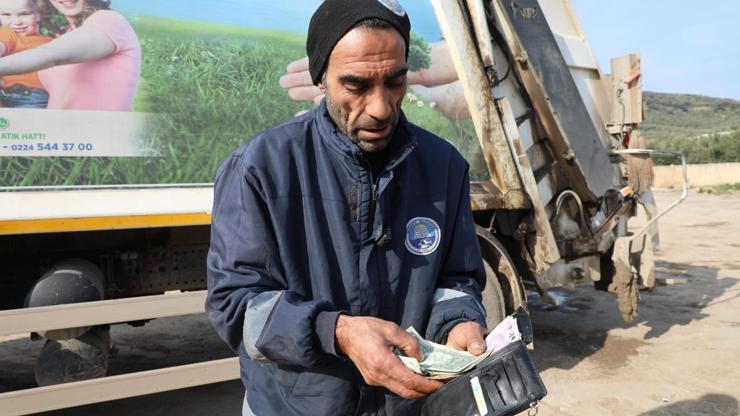 Bursada temizlik işçisinin bulduğu cüzdan sahibine teslim edildi