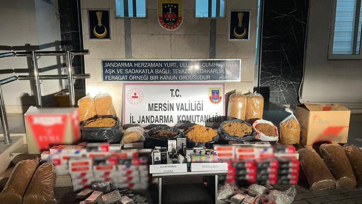 Silifkede kaçak sigara operasyonu: 1 gözaltı