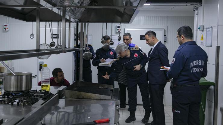 Mersin’de otellere yangın riskine karşı denetim