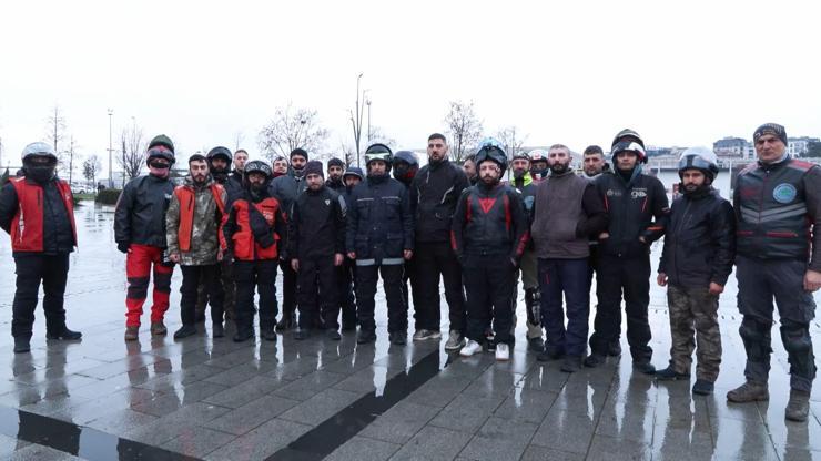 İstanbul - Pendikte motokuryeler meslektaşları için toplandı