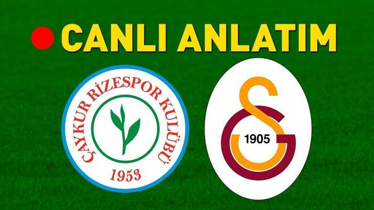 Galatasaray, kritik Çaykur Rizespor deplasmanında Yıldızlar, 11e dönüyor...