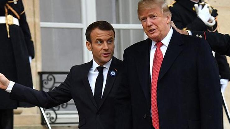 Trump ve Macron, Beyaz Sarayda bir araya geldi