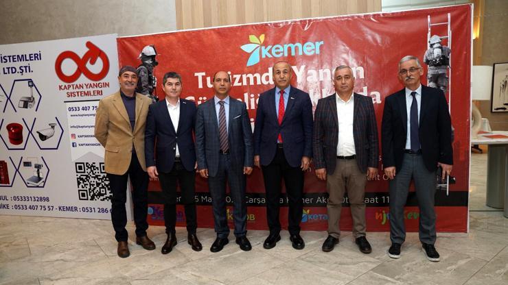 Kemerde yangın güvenliği bilgilendirme toplantısı