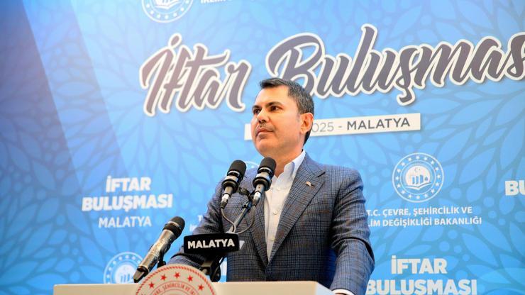 Bakan Kurum, Malatya İftar Buluşması programında konuştu: