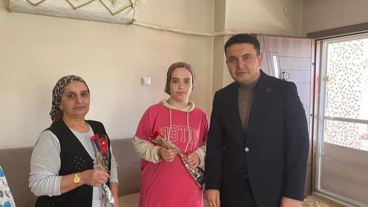Kaymakam Şahin şehit ailelerine ziyaret etti