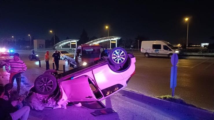 Bursada 3 aracın karıştığı zincirleme kazada 5 yaralı