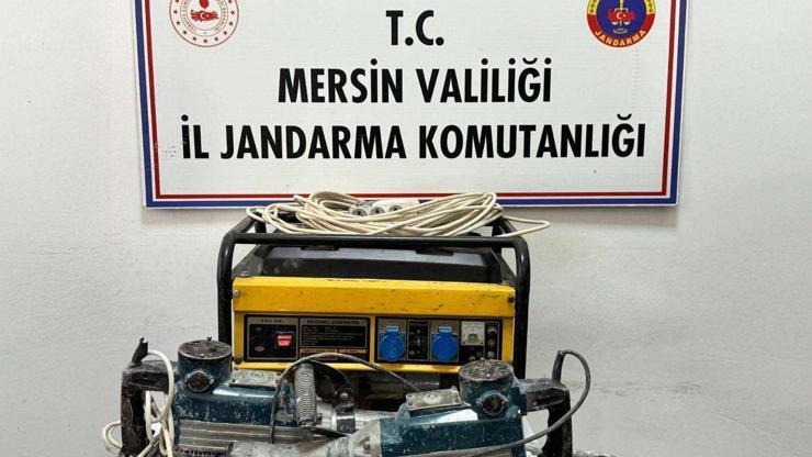 Mersinde define avcılarına suçüstü