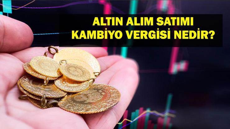 ALTIN ALIM SATIM VERGİSİ: Altın Kambiyo Vergisi Nedir Bankadan Altın Alımına Ek Vergi Getirildi