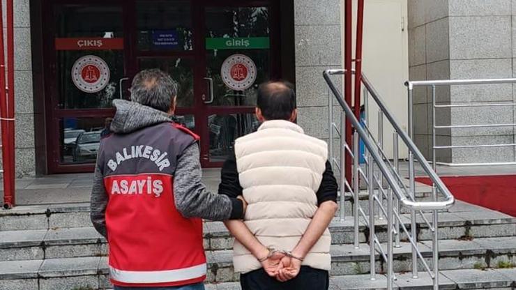 Balıkesirde hırsızlık şüphelisi, kamera görüntülerinden tespit edilip yakalandı