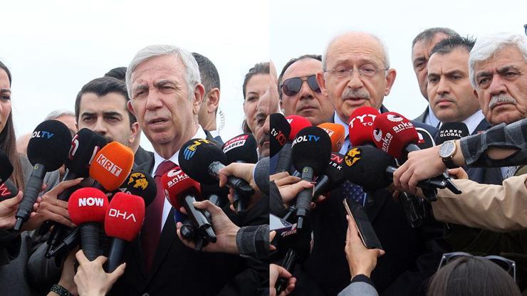 Mansur Yavaş ve Kılıçdaroğlundan tutuklu bulunan İmamoğluna ziyaret