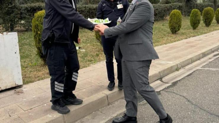 Diyarbakır Havalimanında bayramlaşma