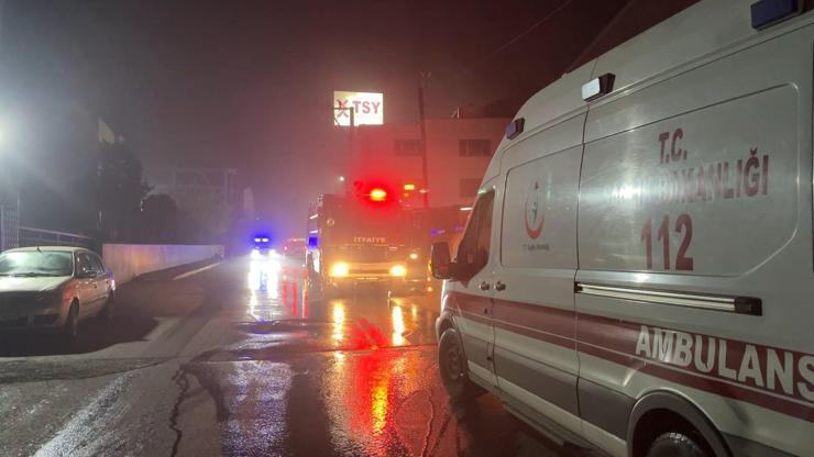 Gebzede, fabrikada çıkan yangın söndürüldü