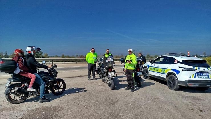 Karacabey’de motosiklet denetimlerinde 52 bin TL ceza kesildi