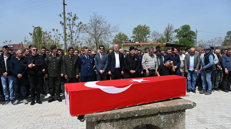 Siirt’te motosiklet kazasında hayatını kaybeden astsubay, Bursa’da toprağa verildi