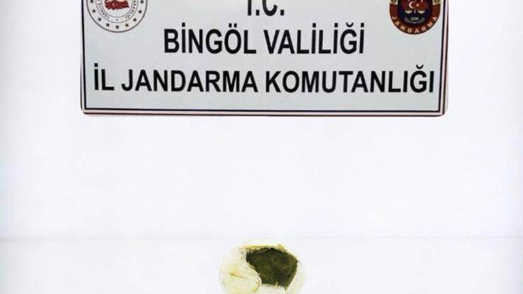 Bingöl’de 454 gram uyuşturucuya 1 gözaltı