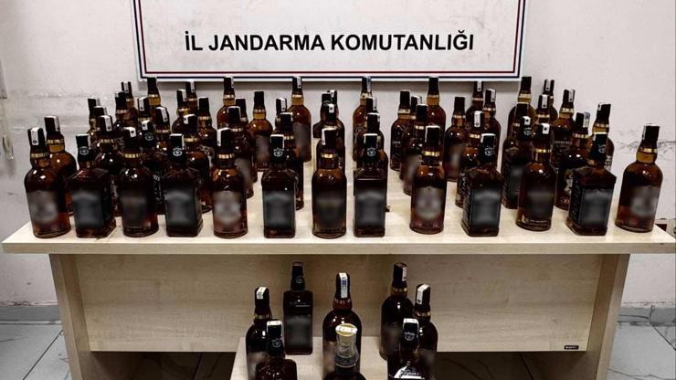 Erdemli’de gümrük kaçağı içki ele geçirildi