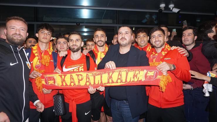 Kayserispora coşkulu karşılama