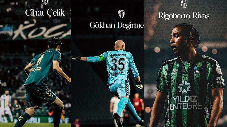 Kocaelispor’da 3 imza daha