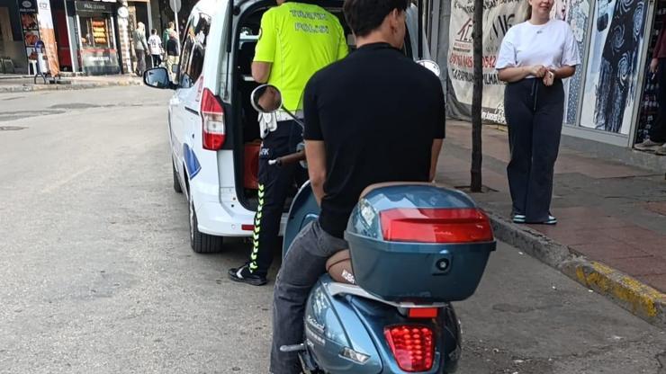 Edirnede Motosiklet Sürücülerine 408 Bin Lira Ceza
