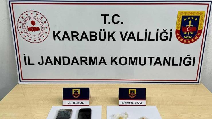 Karabükte uyuşturucu operasyonunda 2 zanlı yakalandı