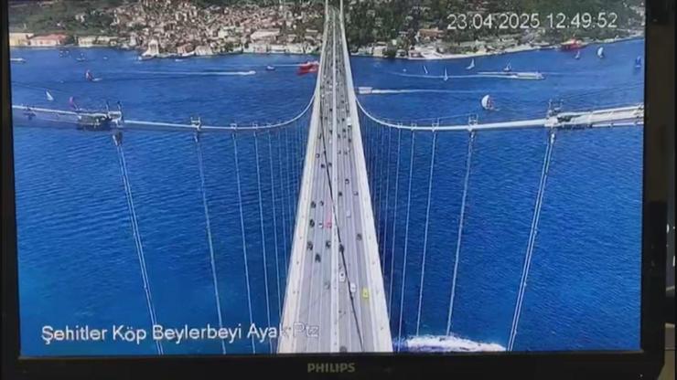 İstanbul - Deprem anı, 15 Temmuz Şehitler Köprüsünün kamerasında