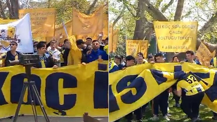 Fenerbahçe taraftarları, yönetimi istifaya çağırdı