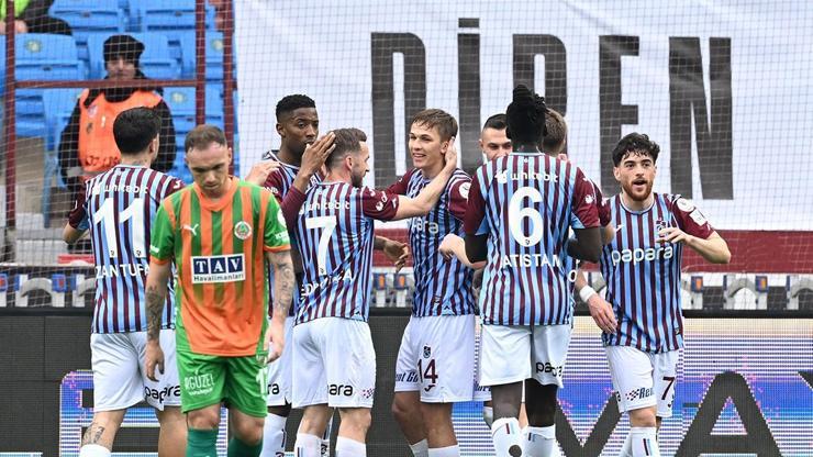 Trabzonspor 4-3 Alanyaspor | Trabzonda gol düellosu