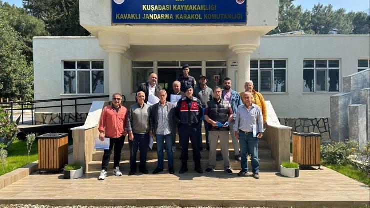 Kuşadasında Milli Parkta yangınların önlenmesi için bilgilendirme toplantısı