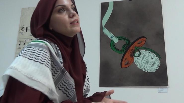Emzik, biberon ve çıngıraklarla Gazzedeki çocuk ölümlerine dikkat çektiler