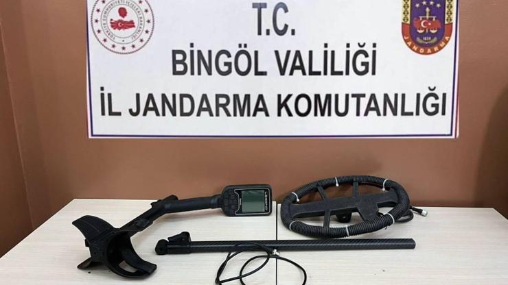 Bingöl’de, arazide define arayan şüpheli yakalandı