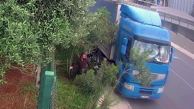 Camını kırdığı TIR’lardan cüzdan ve cep telefonu çaldı