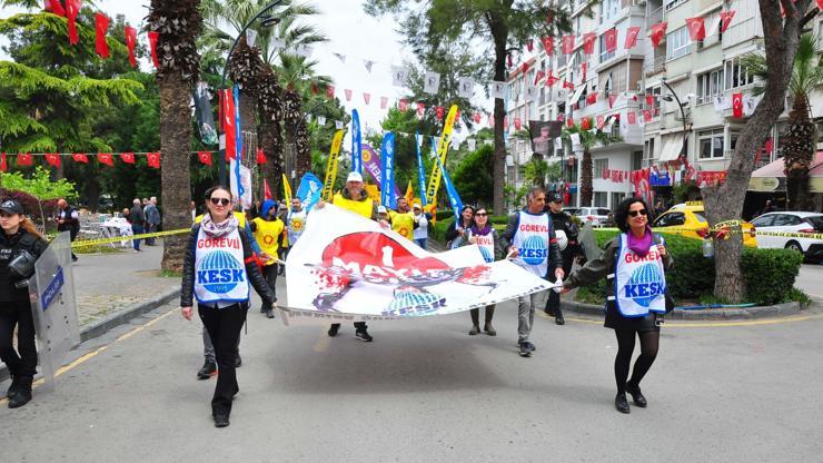 Manisada 1 Mayıs kutlandı