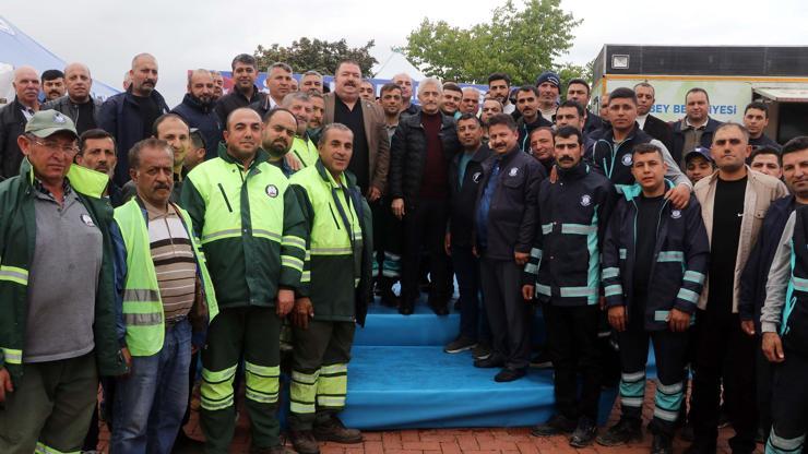 Şahinbey Belediyesi çalışanlarından 1 Mayıs kutlaması