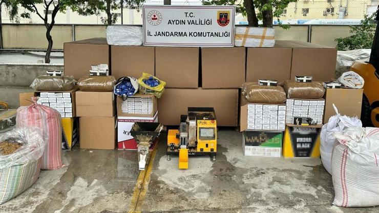 Aydında kaçak tütün operasyonu: 1 gözaltı