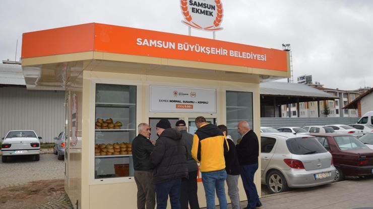 Havza’da Samsun Ekmek satış noktası açıldı