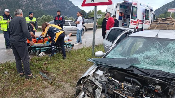Bucakta Trafik Kazası: 1 Yaralı
