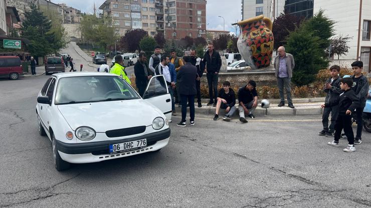 Nevşehirde otomobil ile motosiklet çarpıştı: 2 yaralı