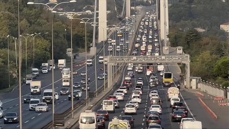 İstanbulda trafik yoğunluğu