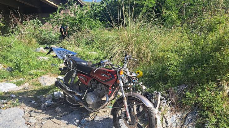 Köprüden Yuvarlanan Motosikletin Sürücüsü Hayatını Kaybetti