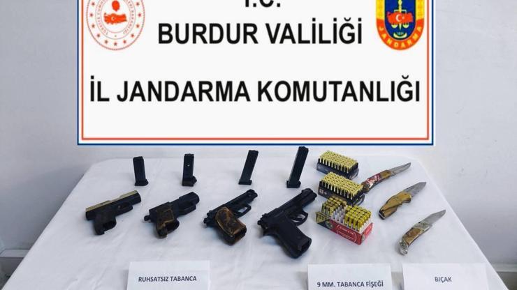 Jandarmanın nisan operasyonlarında 16 tutuklama