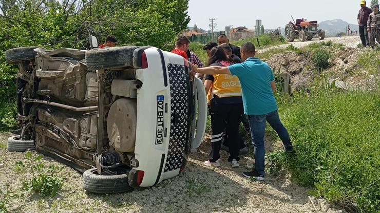 Burdurda Trafik Kazası: 1 Yaralı