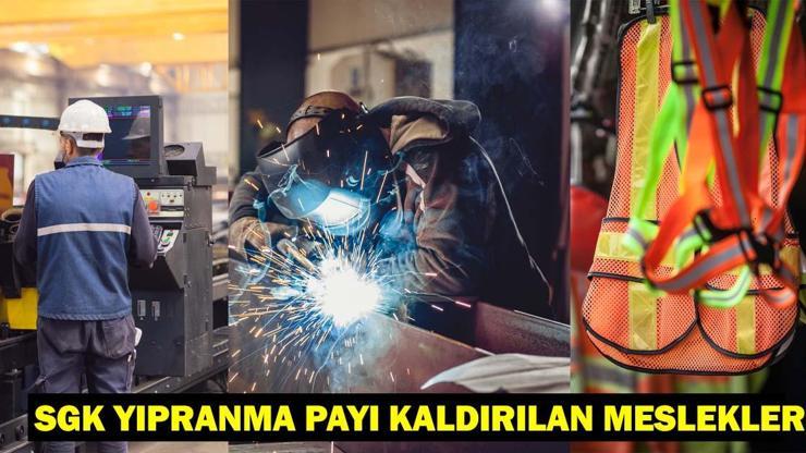 SGKDAN YENİ DÜZENLEME SGK erken emeklilik yıpranma payı kaldırılan meslekler hangileri Bu meslek gruplarında çalışanlar dikkat